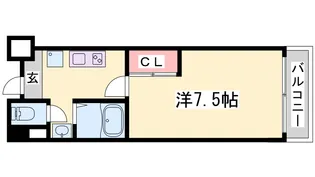 M.PARK WEST【5階】の間取り