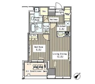 MY TOWER RESIDENCE【11階】の間取り