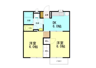 アーバンパレス B棟【1階】の間取り