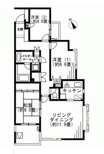 LANAI COURT CLASSIC【2階】の間取り