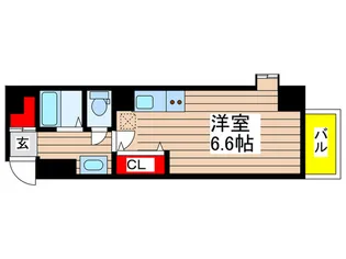パルティール鶴舞【9階】の間取り