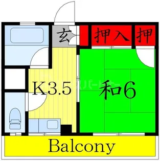 中村ビル【3階】の間取り