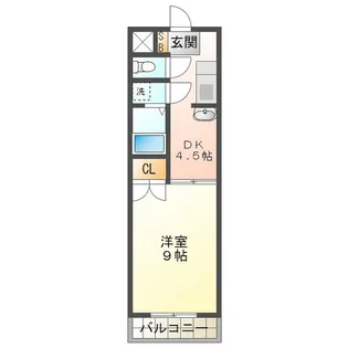 ロイヤル江戸橋【1階】の間取り