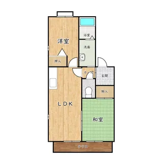 ディアス島泉II【1階】の間取り
