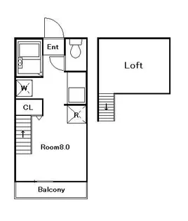 ドリームハイツM【1階】の間取り