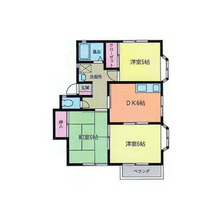 ウイングエースI【2階】の間取り