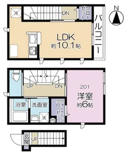 ジョリーメゾン高松の間取り