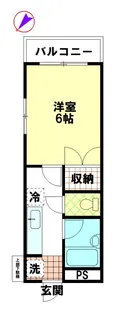 アベニール【2階】の間取り