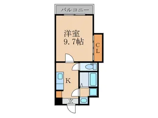 メゾン・フェアリ-【6階】の間取り