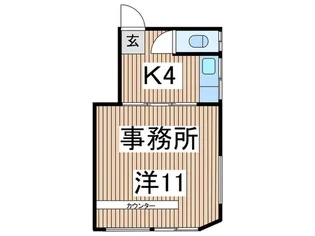 ハイム梅園【1階】の間取り