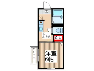 エステート南浦和【2階】の間取り