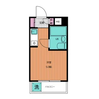 グレイス麻布十番【7階】の間取り