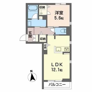 サニーガーデン桜田【2階】の間取り