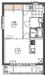 FREAHEIM【1階】の間取り