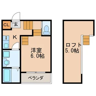 Residence R名古屋【2階】の間取り