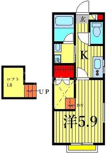 レスコムアルファ【1階】の間取り