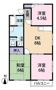 メゾン才戸A【2階】の間取り