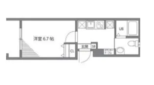 シャリオ押上【3階】の間取り