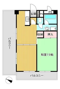 宮崎台グリーンパレス【5階】の間取り