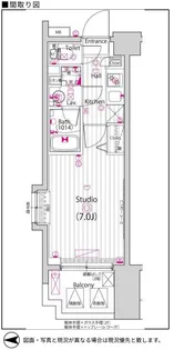 グランド・ガーラ横浜大口【3階】の間取り