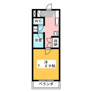 レジデンスコスモス2【3階】の間取り