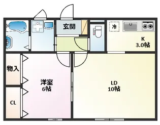 サンライズM【2階】の間取り
