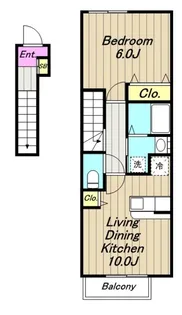 リバティブリーズ【2階】の間取り