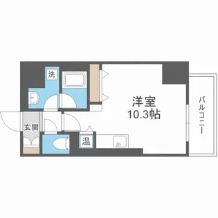 バロンドール【8階】の間取り