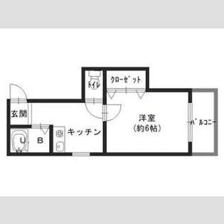 コーポなでしこ【3階】の間取り