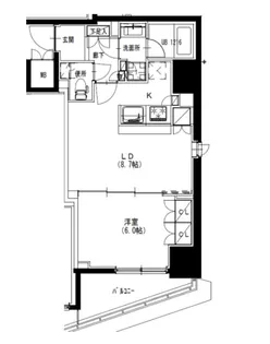 S-RESIDENCE曳舟【5階】の間取り