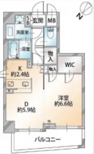 オーキッドレジデンス千代田岩本町【4階】の間取り