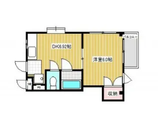 ヴィラホワイト【2階】の間取り