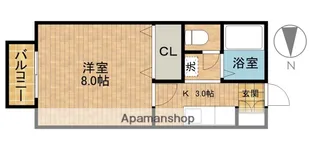 メイプルTSS【2階】の間取り