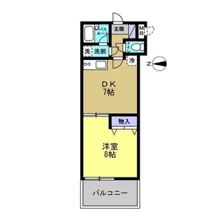 ツリーベル武蔵小杉【3階】の間取り