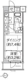 エルフォルテ東日暮里【4階】の間取り