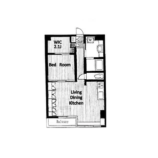 ライオンズマンション大井【7階】の間取り
