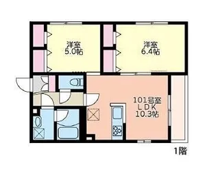 (仮称)新川レジデンス【1階】の間取り