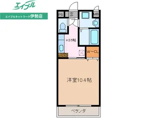 メゾンブローニュ一之木【7階】の間取り