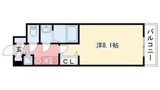 西宮ルモンド甲子園【2階】の間取り