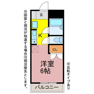 NEO.II MINAMIDAI【2階】の間取り