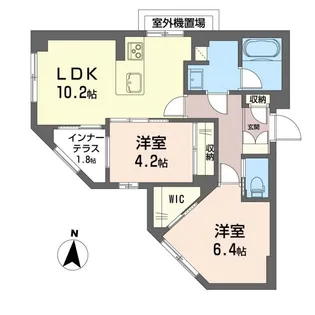 ベルフォーレII【2階】の間取り