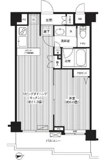 シャンドール目黒【2階】の間取り
