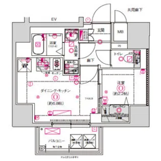 CREST TAPP東別院【9階】の間取り