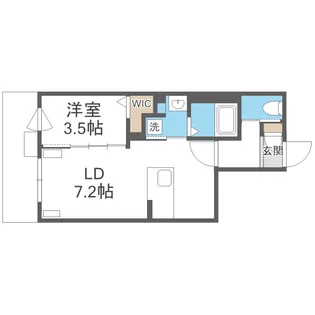NCウイング中央【4階】の間取り