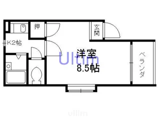 メゾン・ド・ラディ【5階】の間取り