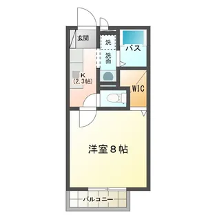 クローバーハウス【2階】の間取り