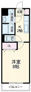 アニエスガーデン【1階】の間取り