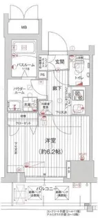 エグゼ天王寺II【2階】の間取り