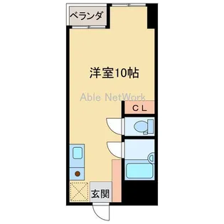 Verite徳常【6階】の間取り
