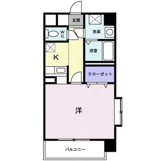 エルグレイス大手【4階】の間取り
